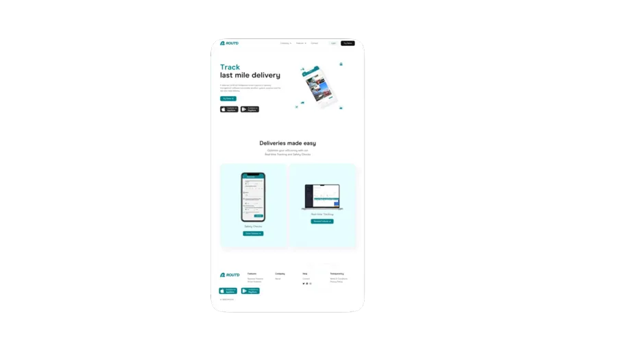 Website designs by Muhammad Osama, fanned out like a hand of cards